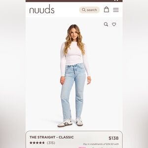 The Straight | Ranger Denim Women’s Jeans - nuud curve / 31